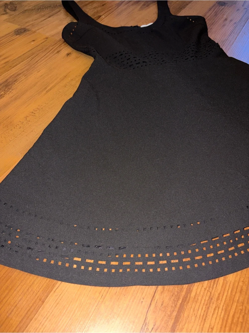 Elizabeth and James laser cut flare mini dress 6